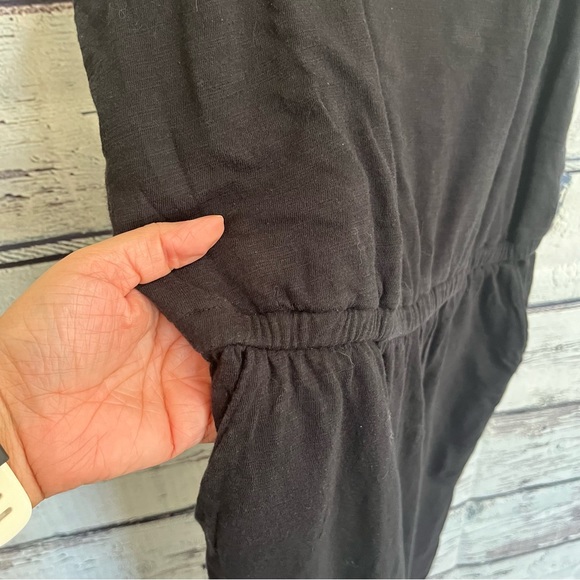 Old Navy Black Casual Cotton Jumpsuit with Pockets Size L - Picture 6 of 14